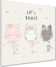 Vászonkép 40x40 Cica