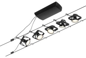 Paulmann 94434 - 5x GU5,3/10W MAC spotlámpa 230V fekete készlet