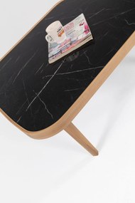 Hera 90 - Oak, Black Marble