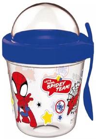 Pókember Spidey pohár snack tartó fedéllel és kanállal 350 ml
