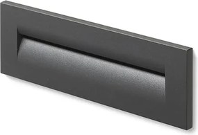 RENDL RASQ a falba süllyesztett antracitszürke 230V LED 8.5W IP65 3000K