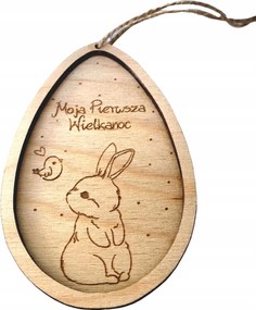 Fából készült tojás húsvéti tojás Név Gravírozás