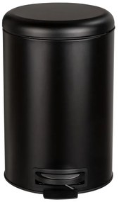 Leman Easy Close fekete szemetes, 20 l - Wenko