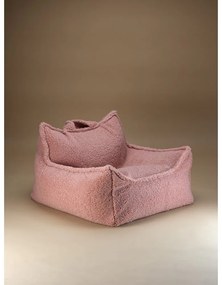 Rózsaszín buklé gyerek babzsákfotel Chair – Wigiwama