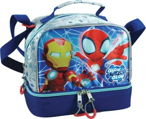 Pókember Spidey Glow thermo uzsonnás táska 21 cm