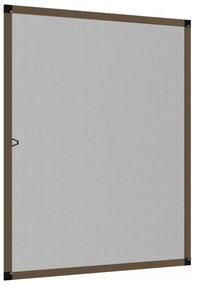 barna ablakszúnyogháló 80x100 cm