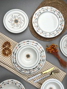 24 részes porcelán étkészlet