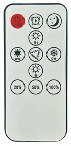 Brilagi - Fényerőszabályozható LED lámpatest ULTRA SLIM LED/24W/230V Ø 42 cm fehér + távirányító