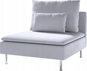 Dekoria Söderhamn 1 személyes Ikea tok, szürke