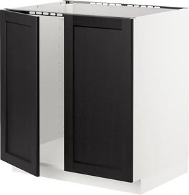Ikea Módszer Mosogató alatti szekrény/2 ajtós fehér/Lerhytta
