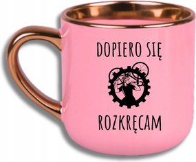 Bögre Rózsaszín Elegáns Nagy Vicces Ajándék Még Csak Most Kezdek