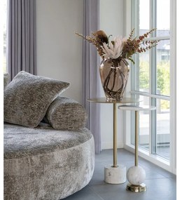 Fém kerek tárolóasztal ø 25 cm Salo – House Nordic