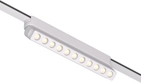 DK/EU-5368-WH Slim magnetic track light AIR GRILL, 12W, 2700-6500K, white color — DK/EU-5368-WH