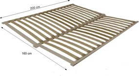 Ágyrács FLEX 3-zónás, 160x200 cm