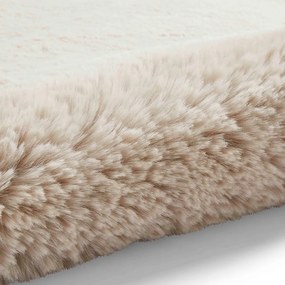 Krémszínű szőnyeg 60x120 cm Super Teddy – Think Rugs