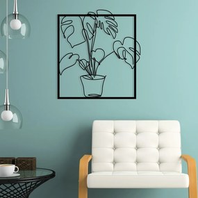 Store fém fali dekoráció, 49×53 cm