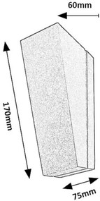 Rabalux 77065 - LED Kültéri fali lámpa TEMSE LED/3W/230V IP65 antracit