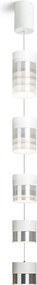 RENDL JUNIPER závěsná stahovatelná bílá chrom 230V LED 15W 30° 3000K