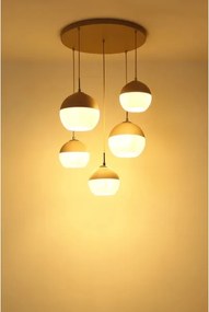 Globo 15999-5HR - RAGUSA kábelre függesztett csillár 5xE27/60W/230V
