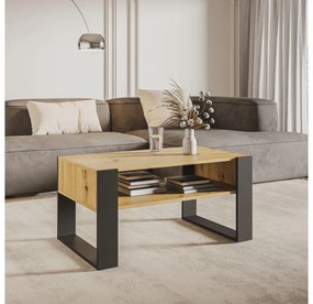 Dohányzóasztal Corosta 1 (artisan tölgy + fekete) . 1097156