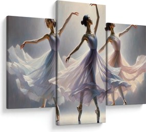 Kép - Három balerina (90x60 cm)