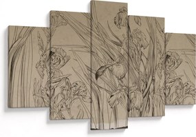 Kép - A növények körvonalai (150x105 cm)