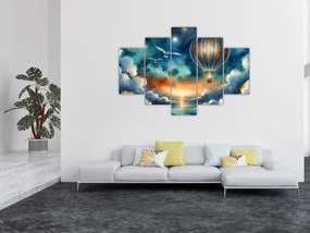 Kép - Repülés az éjjeli ég alatt (150x105 cm)