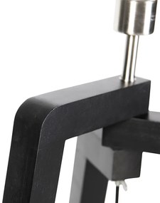 Állólámpa háromlábú fekete zöld árnyékkal és arannyal 50 cm - Puros