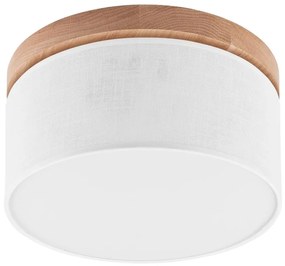 Brilagi - LED Mennyezeti lámpa BELLADONNA 1xE27/15W/230V átm. 30 cm fehér/tölgy 0507