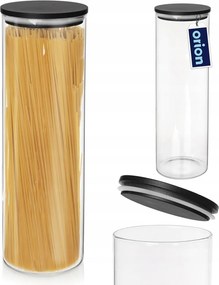 Konyhai Tároló Ömlesztett élelmiszerekhez üveg tömítéssel 1,5L