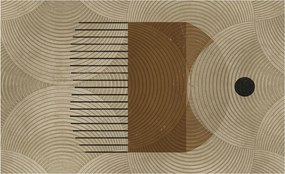 Fotótapéta Flizelin Dekoratív Hálószoba Harmónia geometria 416x254