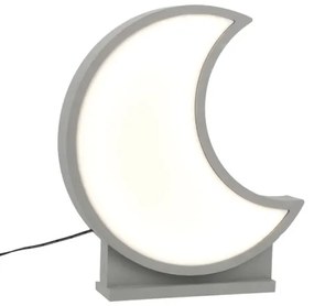LED gyerekasztali lámpa MOON LED/12W/230V szürke