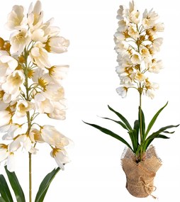 Cserepes Virág Juka Jácint 63cm Virág Mesterséges Tavaszi Dekoráció