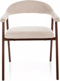 Lagos D Raven étkezőszék bézs/dió