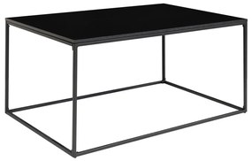 Vita dohányzóasztal fekete, fekete kerettel 60x90x45 cm