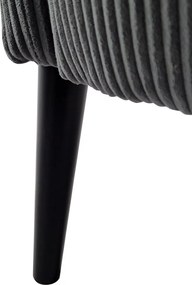 Fotel, szürke/fekete, ALIEN