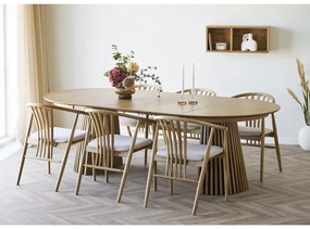 Oshawa fali polc tölgyfa furnér, natúr, 71x20x30 cm