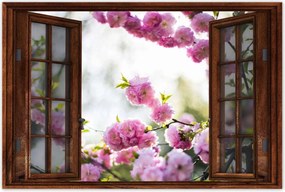 Poszter 60x40 Rózsaszín virágok Gyönyörű