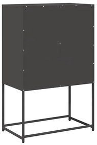 Magastábla Fekete 68x39x107 cm Acél