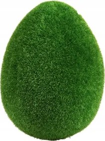 Mohával bevont tojás dekoráció 15 cm Húsvét