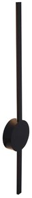 Modern fekete fali lámpa 60 cm LED-del - Clockwise