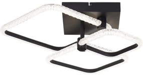 Brilliant - LED Fényerőszabályozható mennyezeti lámpatest AYDIN LED/34W/230V fekete + távirányító