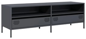antracit hidegen hengerelt acél TV-szekrény 135x39x43,5 cm