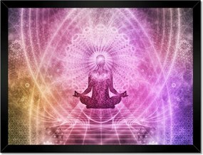 Poszterek keretben 40x30 Jóga Buddhizmus Meditáció