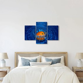 Kép - narancs a vízben (90x60 cm)