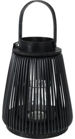 Merv fa lámpa fekete, 25 cm