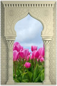 Poszterek 80x120 Tulipánok Valentin napra