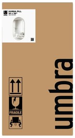 Fali tükör 46x91 cm Hubba – Umbra