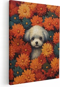 Vászonkép Nappaliba Vászonkép Hálószobába Kutya 50x70 cm