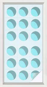 Szélvédőfólia Ablakvédő Adatvédelem Modern kerekek 50x100